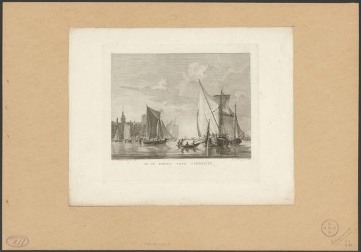 View of the Merwe in front of Dordrecht