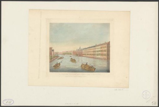 View of the Amstel and the Halvemaan Bridge