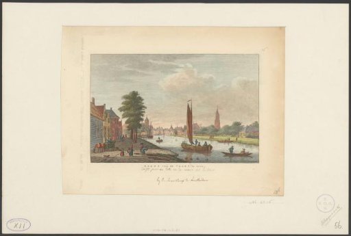 View of Delft from the Schie