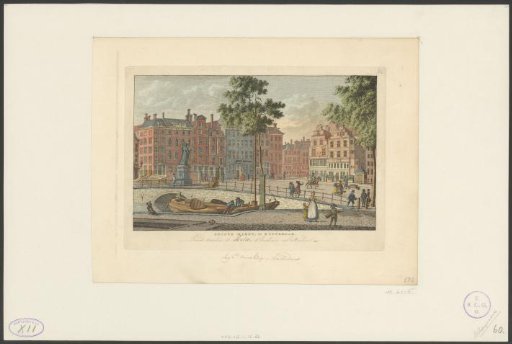 View of the Grote Markt in Rotterdam, ca. 1790