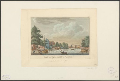 View of the Spaarne in Haarlem