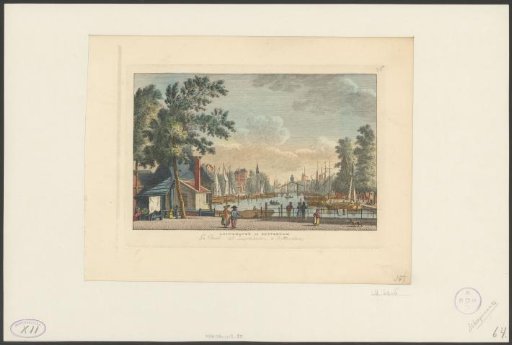 View of the Leuvehaven in Rotterdam, ca. 1790