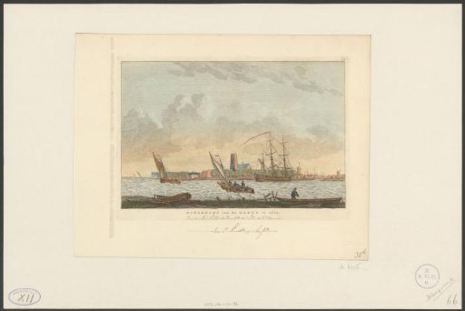 View of Dordrecht from the Merwede