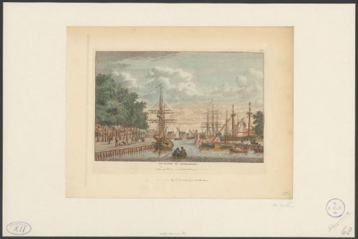 View of the harbor of Middelburg