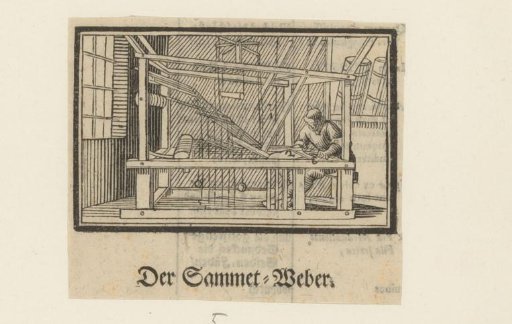 Weaver at work