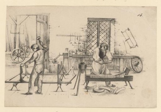 Two Carpenters in a Workshop