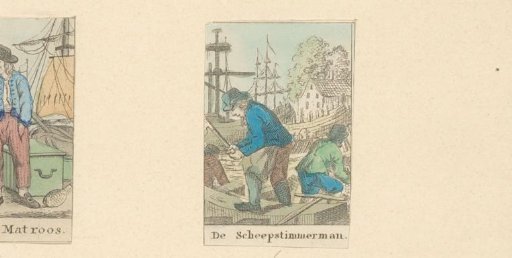 Two shipwrights at work