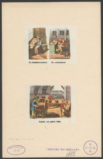 Glove maker and shoemaker