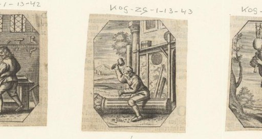 Stonecutter Carving a Column