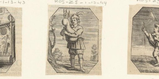 Man Playing a Bagpipe