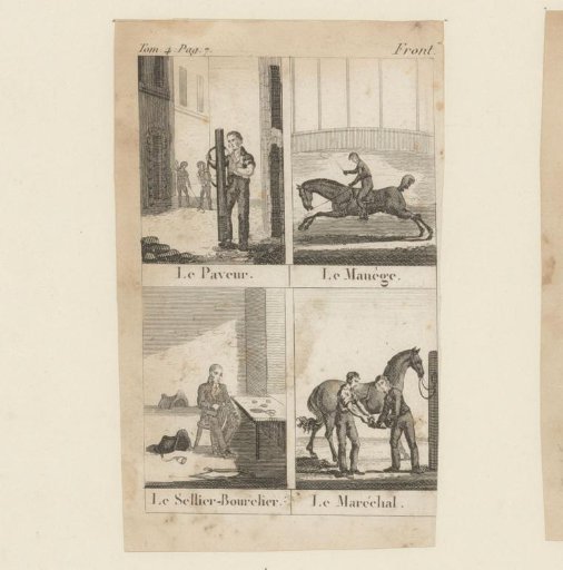 Road Builder, the Manege, the Saddler, and the Farrier