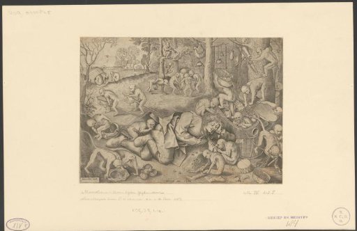 Peddler Plundered by Monkeys