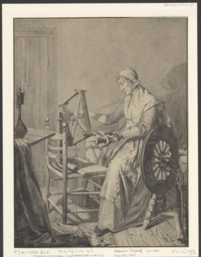 Spinner at a Spinning Wheel
