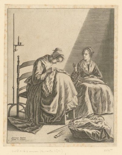 Two Women with Needlework