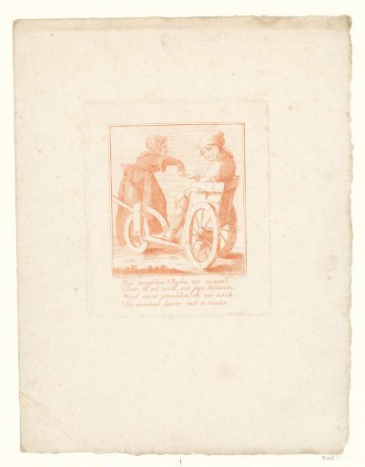 Man in a Wheelchair Receiving Coins