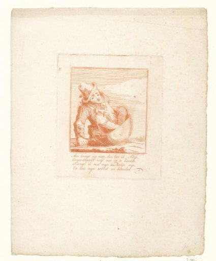 Man Sitting in a Box