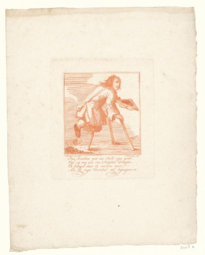 Beggar with Two Crutches and a Wooden Leg