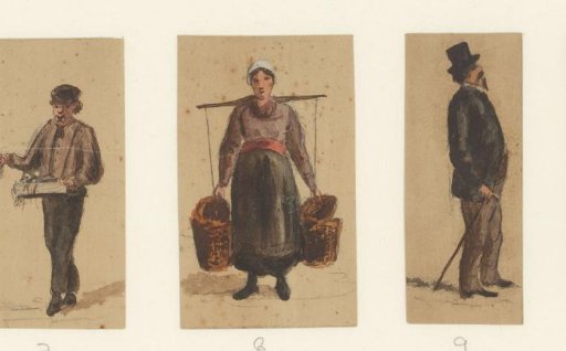 Woman with Baskets on a Yoke