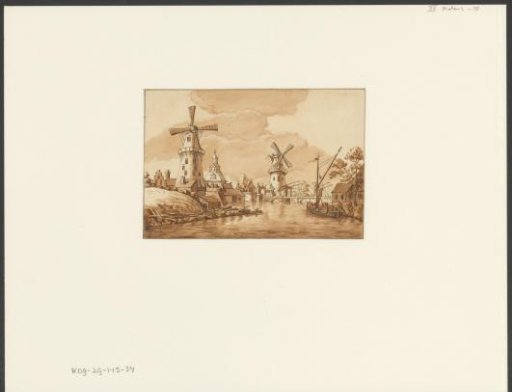 Mill along a canal