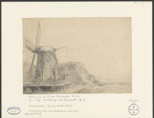 Mill in a landscape