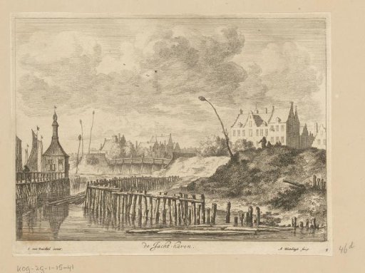 View of the Jachthaven outside the Blauwbrug