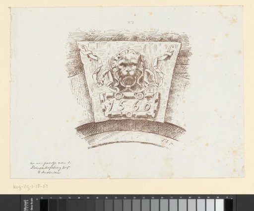 Keystone with the year 1560