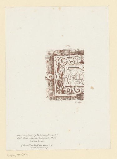 Part of a cartouche