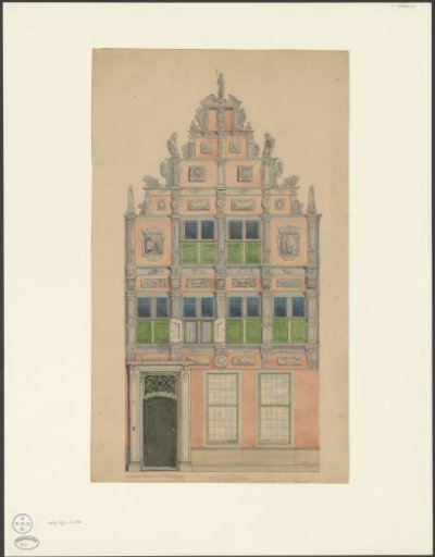 House De Gouden Sonne on the Lange Delft in Middelburg
