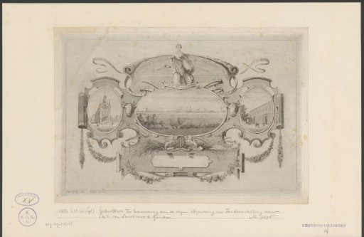 Commemoration of the agricultural meeting and exhibition in Gouda, 1860