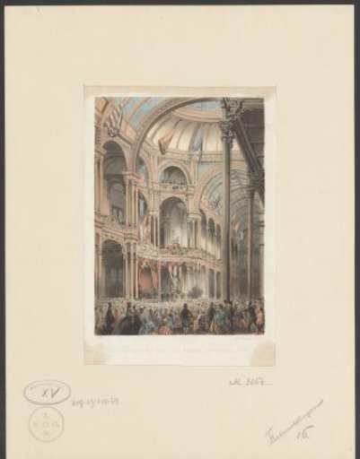 Inauguration of the Paleis voor Volksvlijt, 18 August 1864