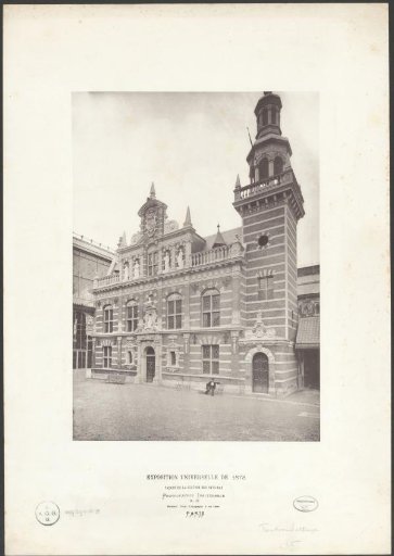 Dutch Pavilion at the World's Fair in Paris, 1878