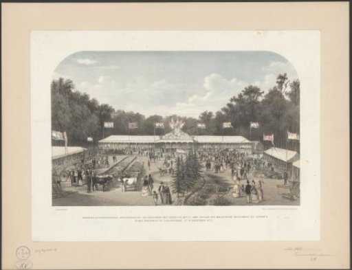 Celebration of the 25th anniversary of the Hollandsche Maatschappij van Landbouw during the National and International Exhibition