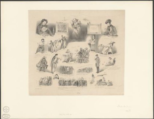 Caricature on Gambling