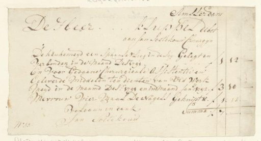 Account of the physician L. van Leeuwen, 1797