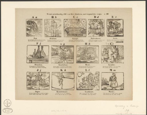 Alphabet with illustrations