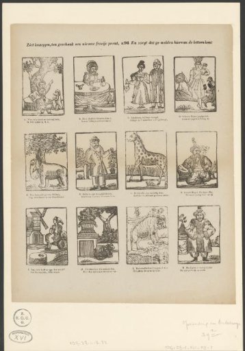 Alphabet with illustrations