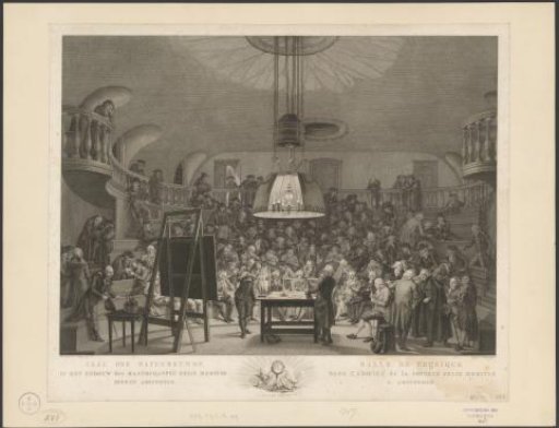 Hall of Physics in Felix Meritis, 1789