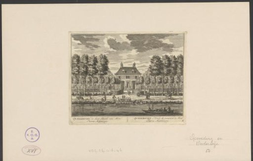 View of the estate Queekhoven in Breukelen