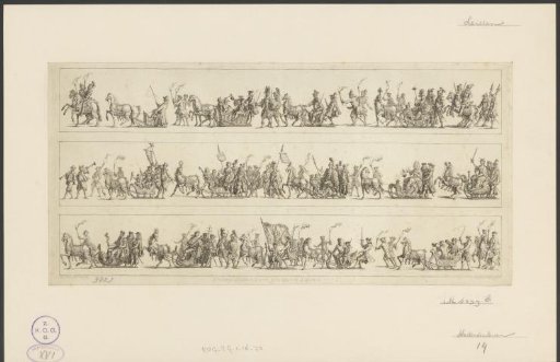 Sledge ride by the Leiden society Veniam Pro Laude, 1776
