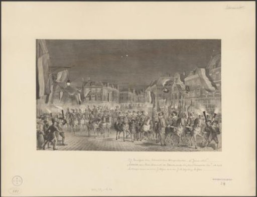 View of the Neude with the Triumphal Procession of Prince Maurice