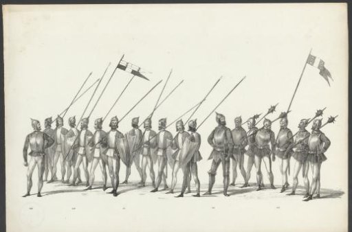 Soldiers from Rotterdam and Gouda