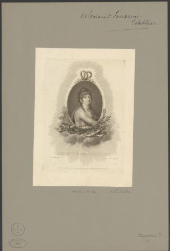 Portrait of Johanna Cornelia Wattier