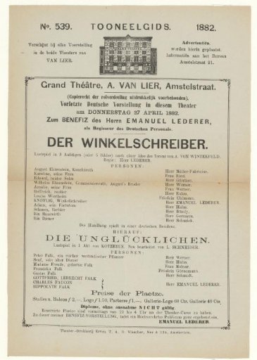 Theatre Guide, no. 539