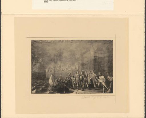 Flight of Gijsbrecht van Amstel from the burning city