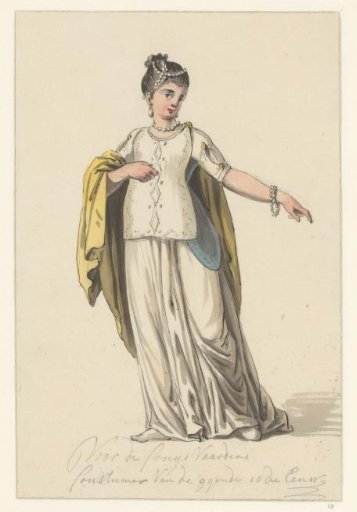 Theatre costume for a noblewoman