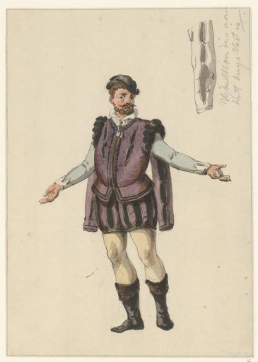 Theatre costume for the castellan