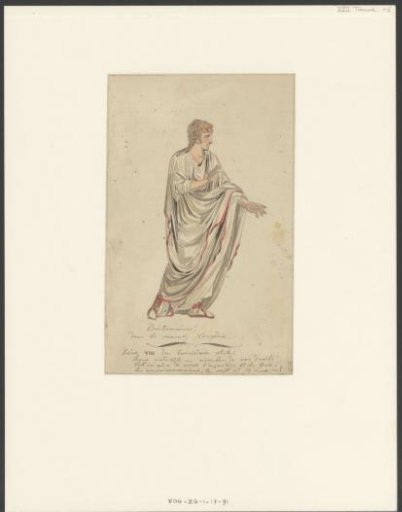 Theatre costume for Britannicus