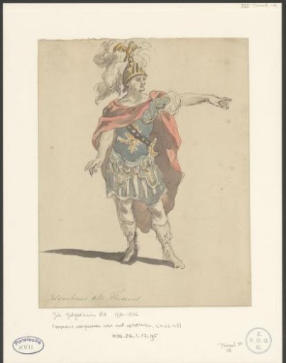 Johannes Jelgerhuis as Theseus