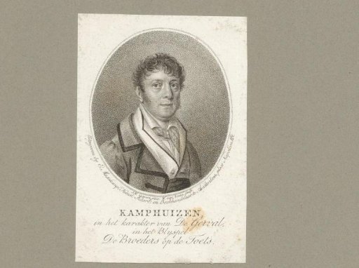 Portrait of Dirk Kamphuizen as De Gerval
