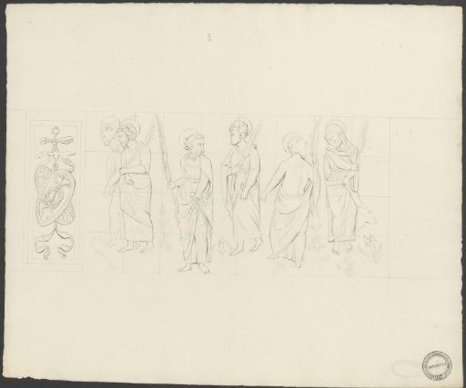 Panel with saints